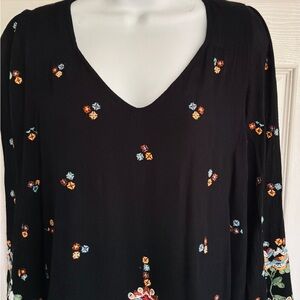 FREE PEOPLE..embroidery dress